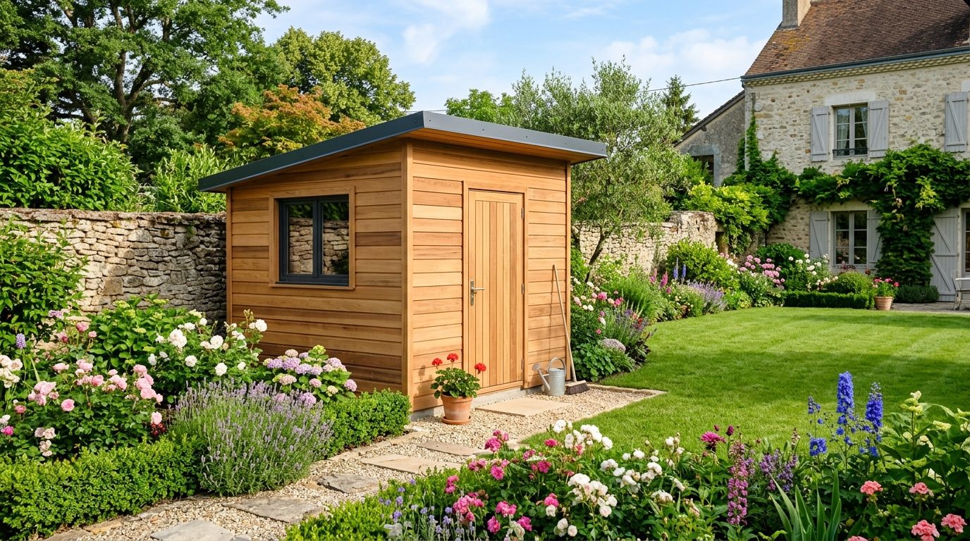 Abri de jardin sans permis en 2025 : démarches, surfaces et règles à connaître